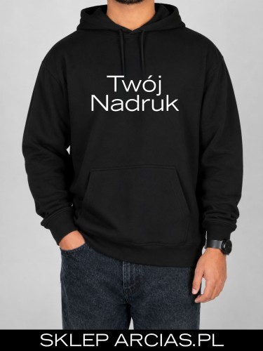 Personalizowana bluza z kapturem z własnym nadrukiem