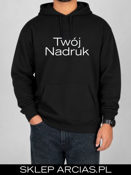 Personalizowana bluza z kapturem z własnym nadrukiem