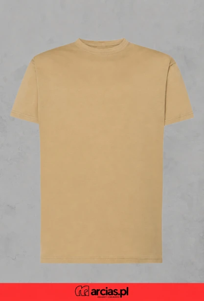 Beżowy T-shirt bez metki -17.jpg