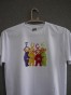Zbliżenie na nadruk DTF koszulki "F*CK TELETUBBIES"